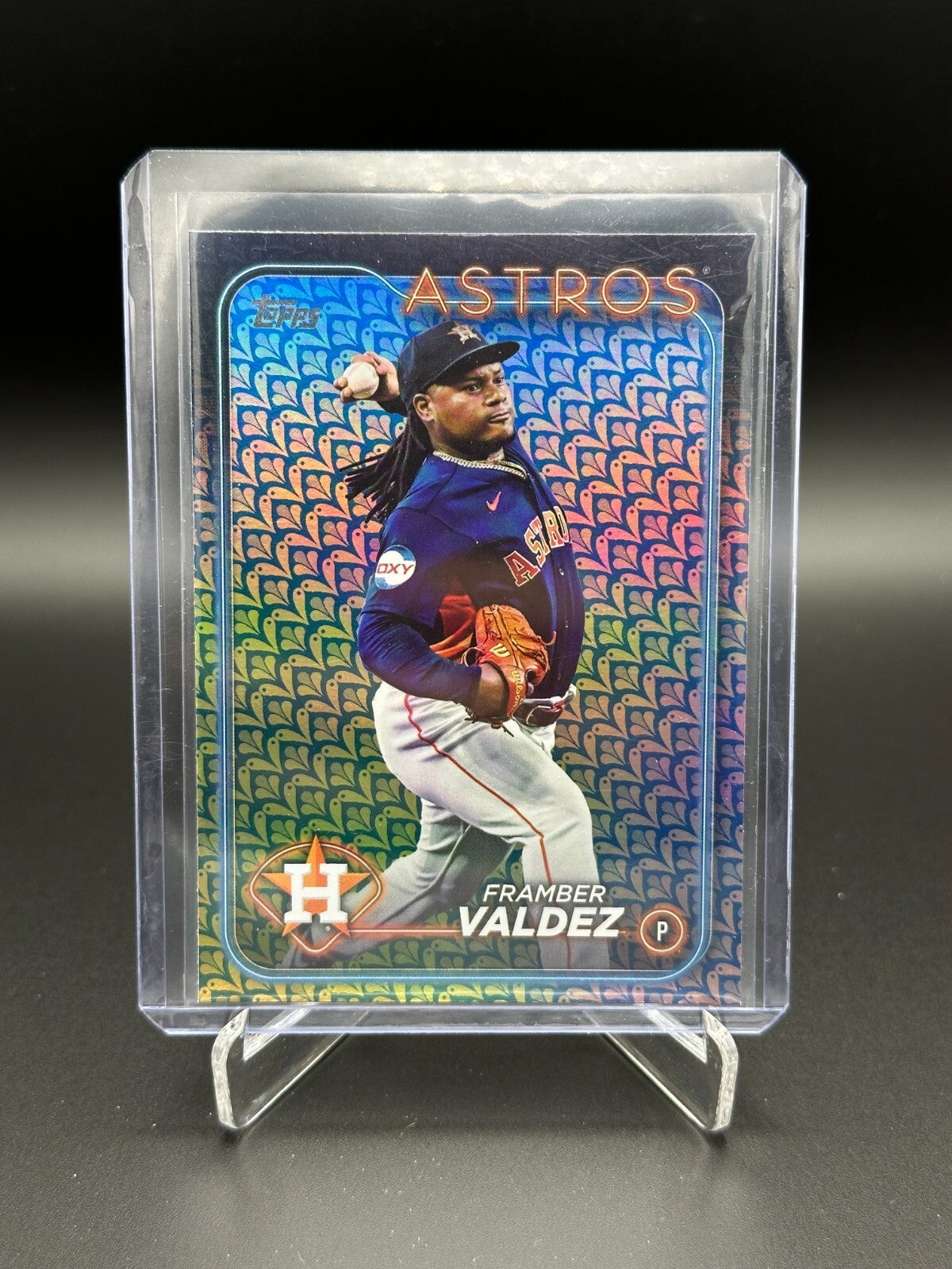 2024 Topps Series 1 FRAMBER VALDEZ #220 Easter Holiday Foil