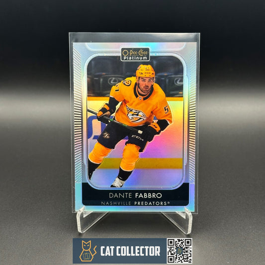 2021-22 O-Pee-Chee Platinum DANTE FABBRO #104 Rainbow