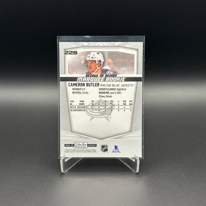 2024-25 O-Pee-Chee Platinum CAMERON BUTLER #228 Marquee Rookie RC