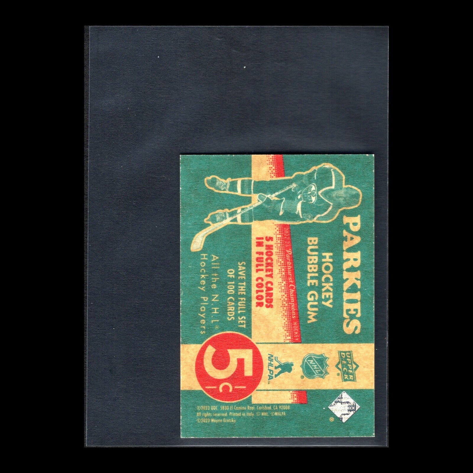 2022-23 UD Parkhurst Champions ROBERT THOMAS #R-38 Retro Parkie mini Bubble gum
