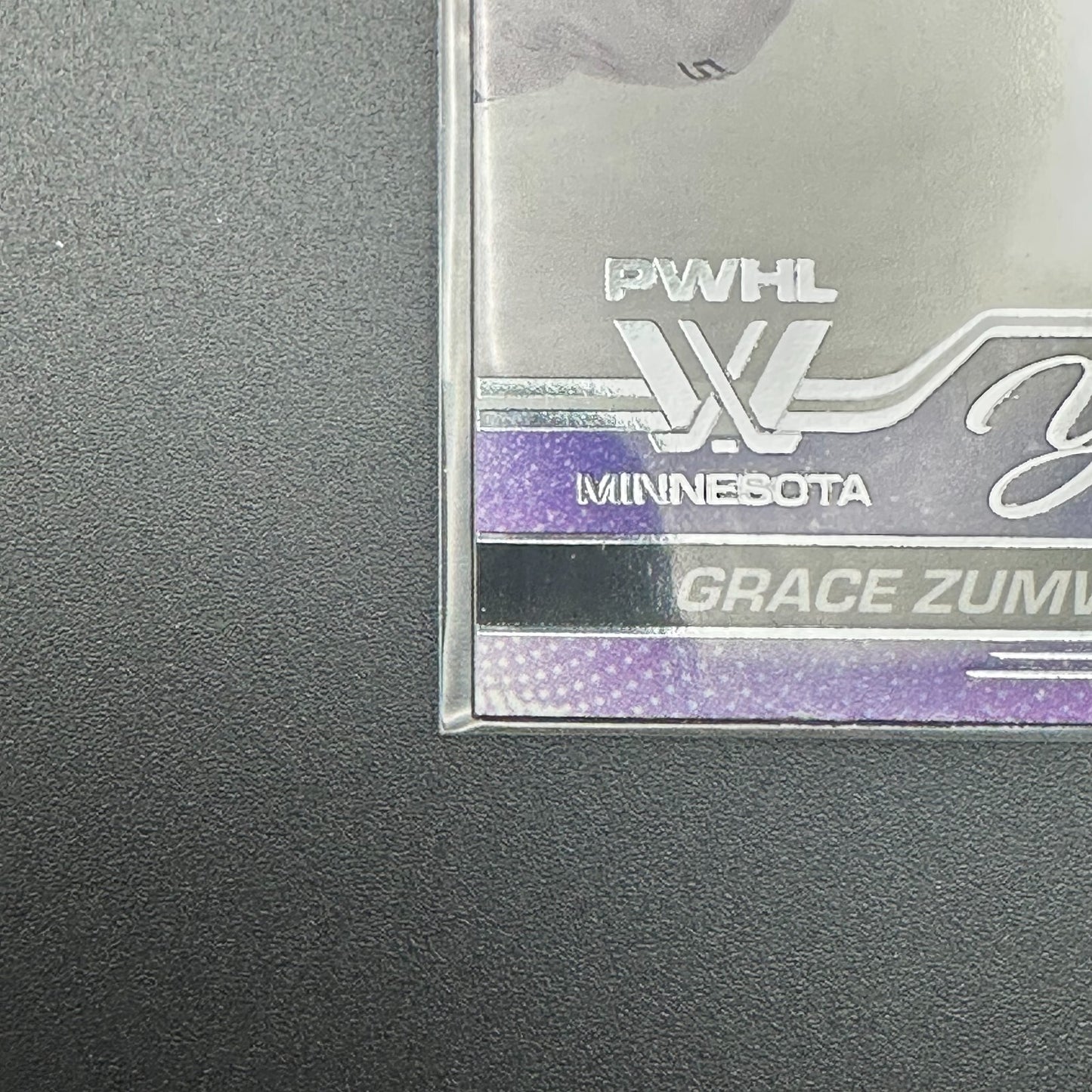 2024-25 Upper Deck PWHL GRACE ZUMWINKLE #52 Young guns RC - 1st EDITION!