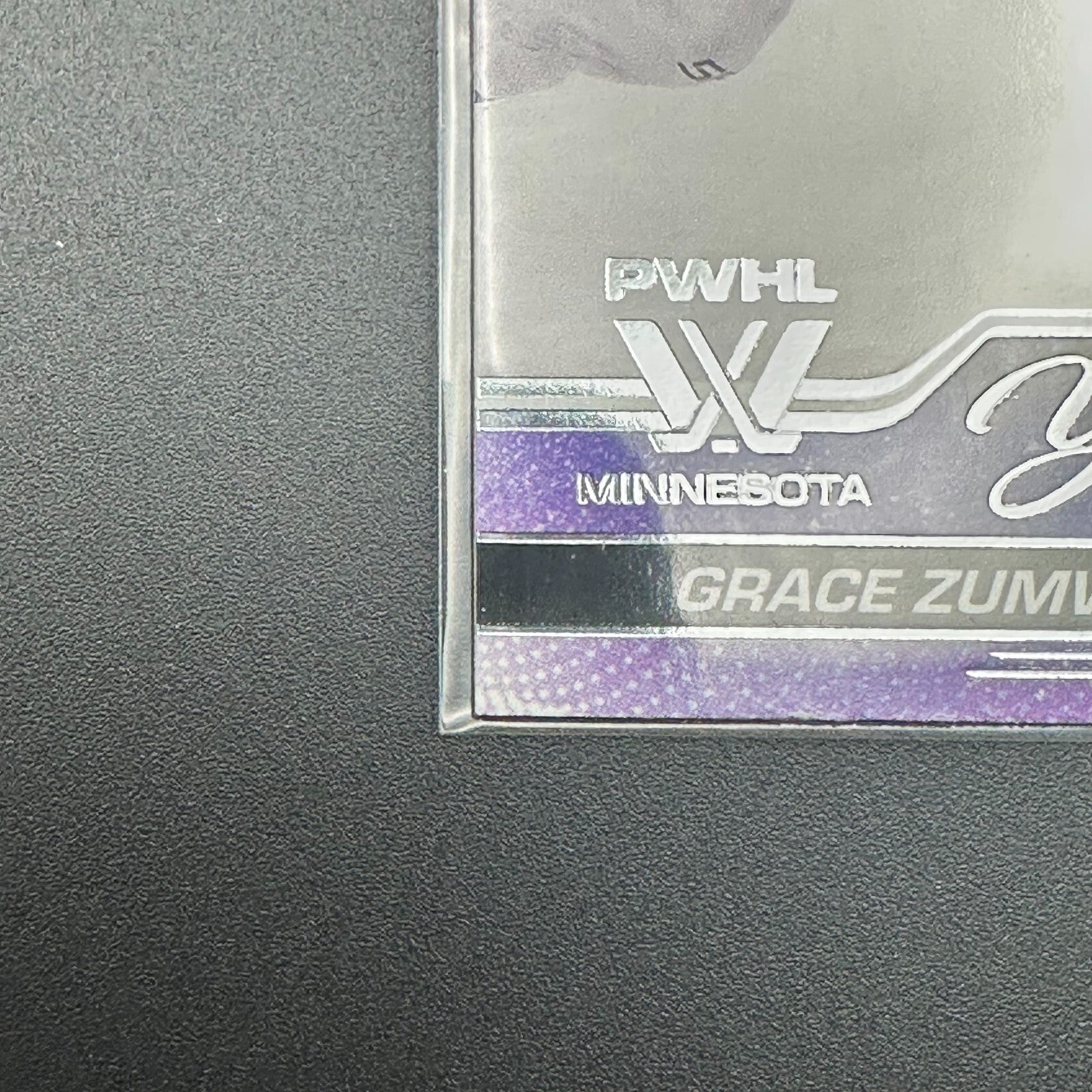 2024-25 Upper Deck PWHL GRACE ZUMWINKLE #52 Young guns RC - 1st EDITION!