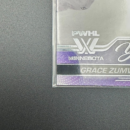 2024-25 Upper Deck PWHL GRACE ZUMWINKLE #52 Young guns RC - 1st EDITION!