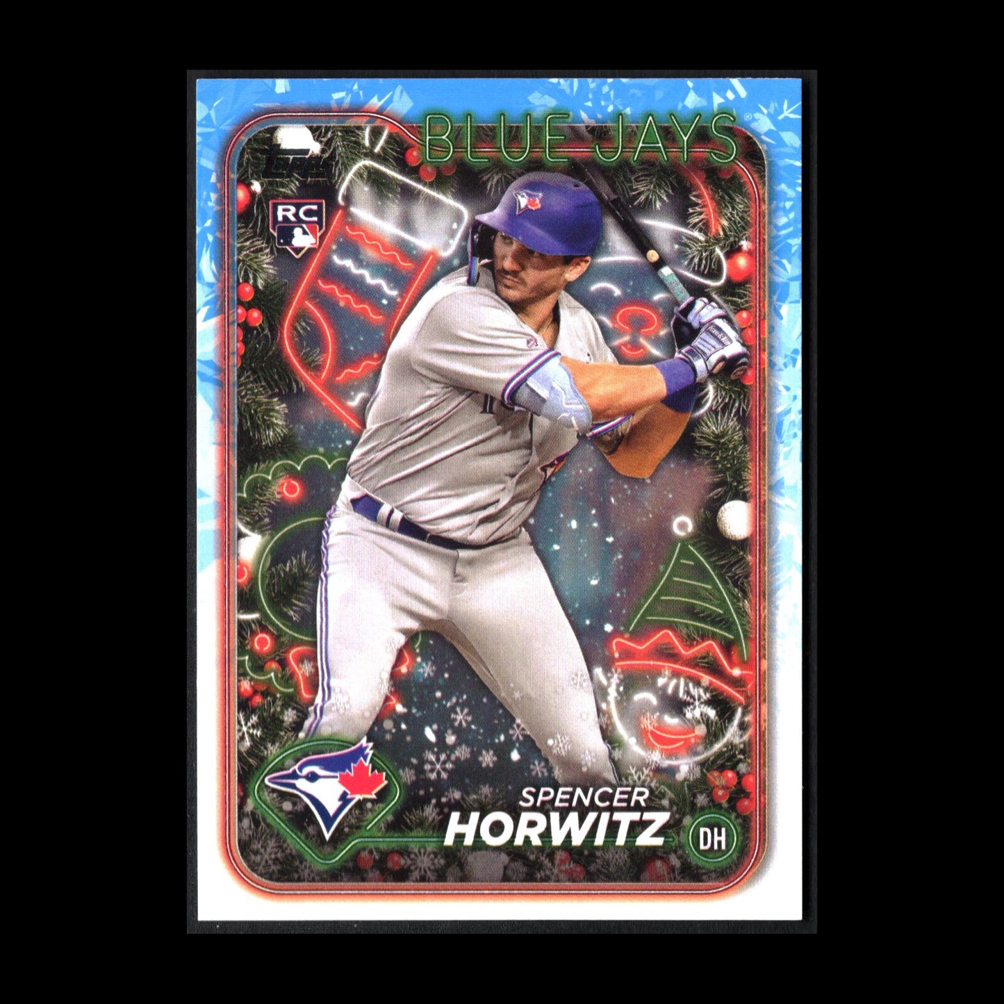 2024 Topps Holiday SPENCER HORWITZ #H76 RC - Toronto Blue Jays
