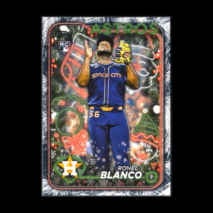 2024 Topps Holiday RONEL BLANCO #H199 Holiday Tree RC - Houston Astros