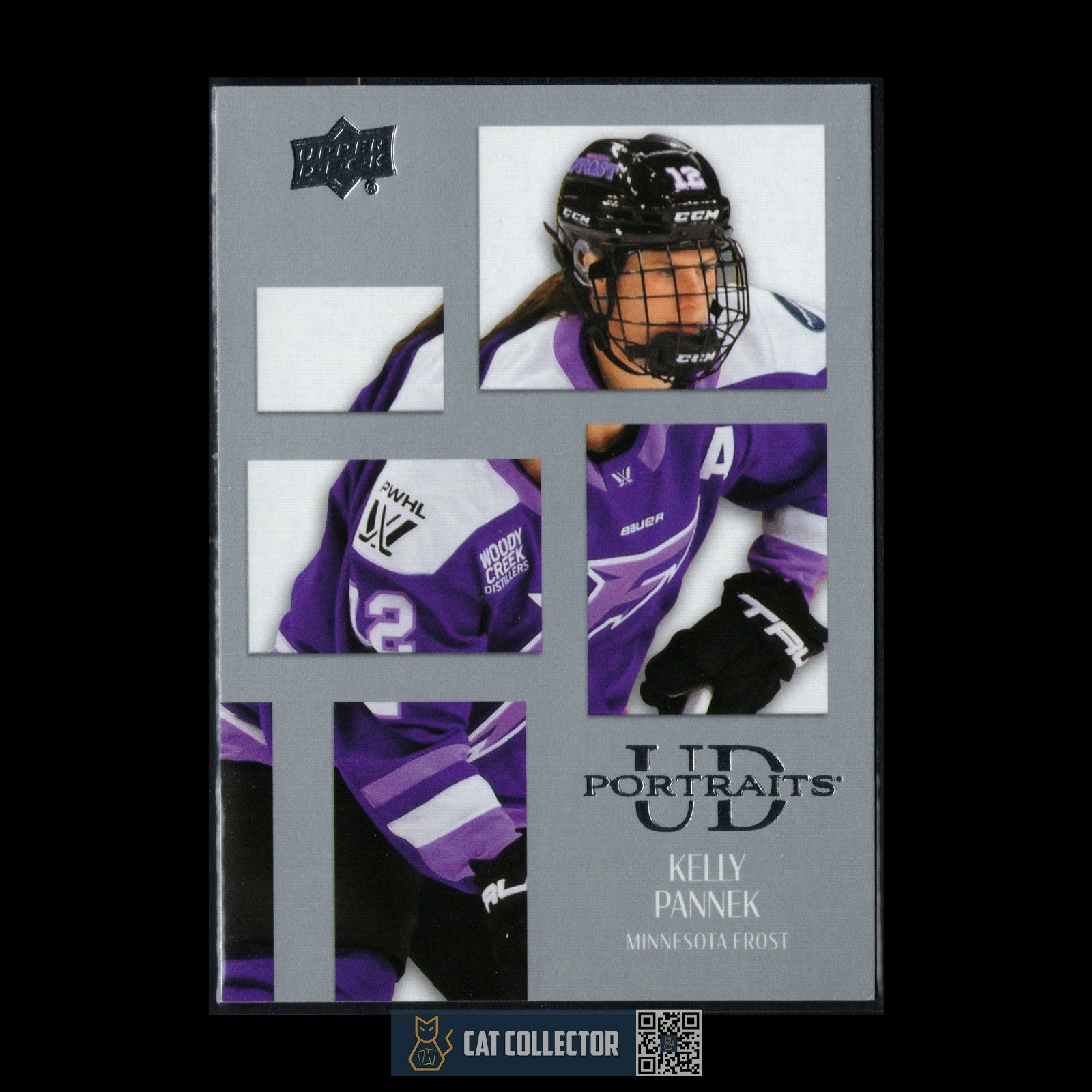 2024-25 Upper Deck PWHL KELLY PANNEK #UDP-8 UD Portraits - Minnesota Frost