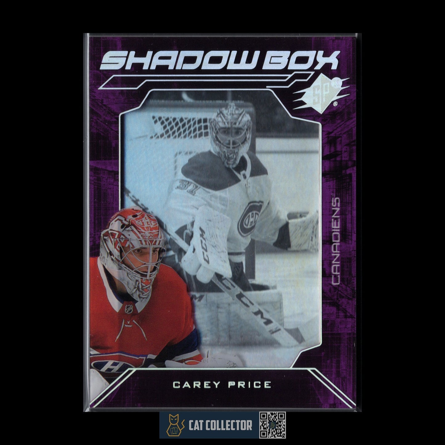 2020-21 Upper Deck SPx CAREY PRICE #SB-29 Shadow Box Montreal Canadiens