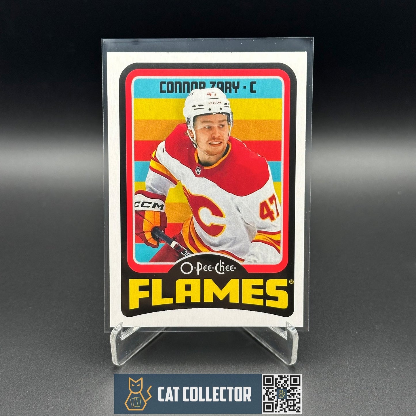 2024-25 O-Pee-Chee Hockey CONNOR ZARY #402 Retro - Calgary Flames