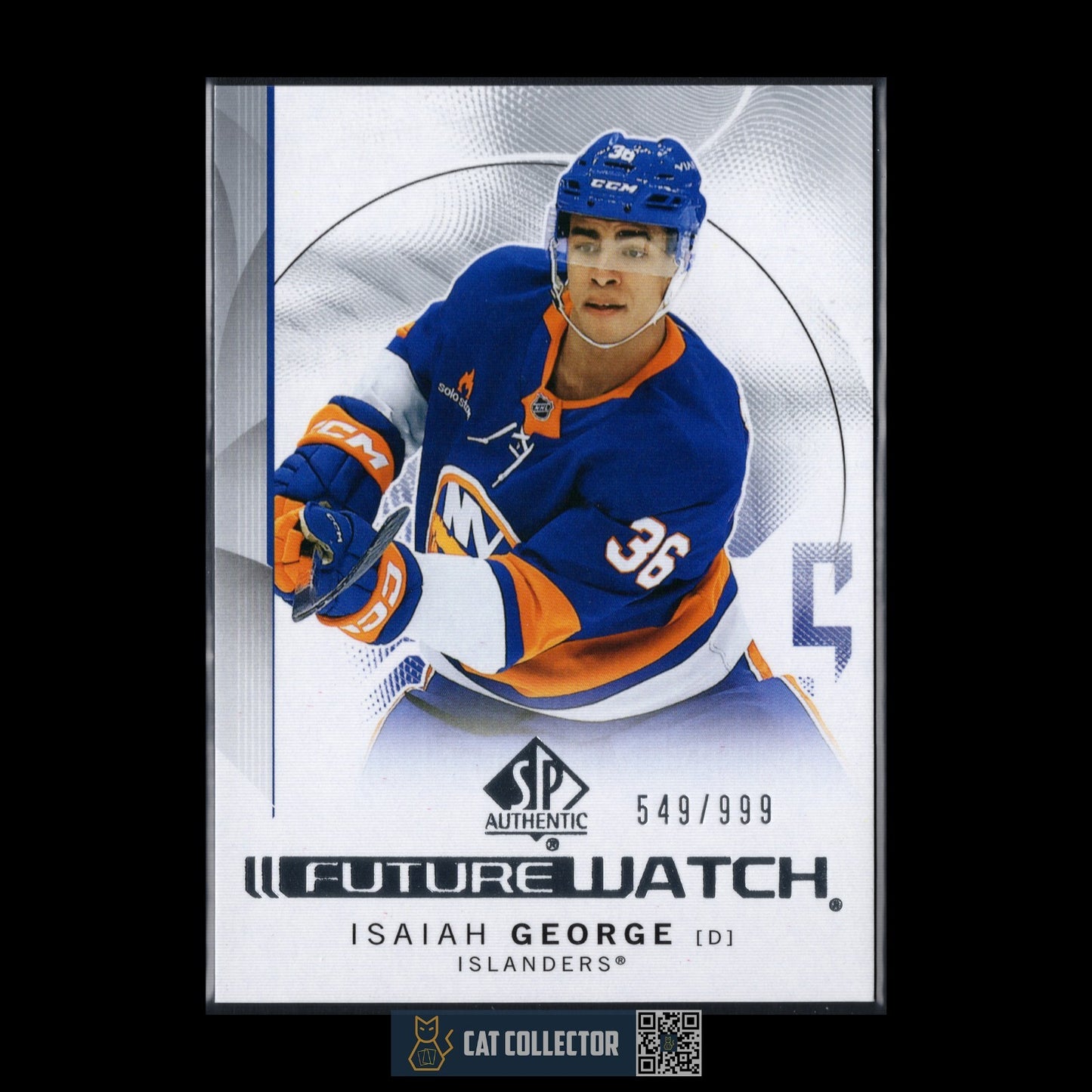 2024-25 UD SP Authentic ISAIAH GEORGE #197 Future Watch RC /999