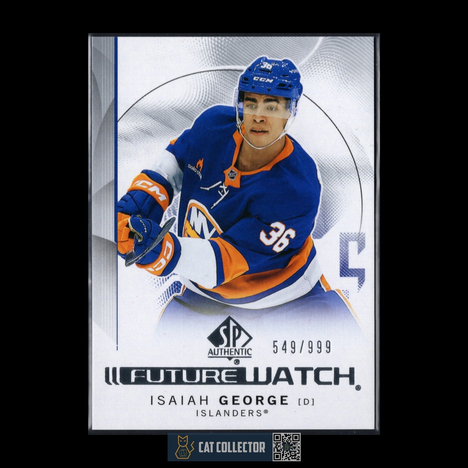 2024-25 UD SP Authentic ISAIAH GEORGE #197 Future Watch RC /999