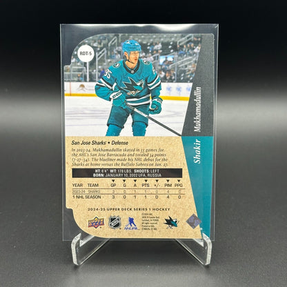 2024-25 UD Series 1 SHAKIR MUKHAMADULLIN #RDT-5 1994-95 Rookie Die-Cut RC