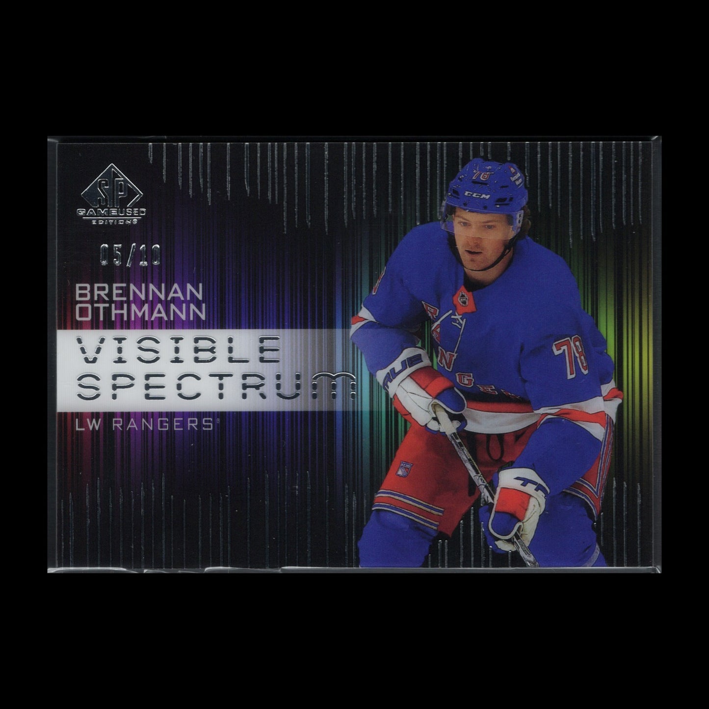 2024-25 SP Game Used BRENNAN OTHMANN #VSW-23 Visible Spectrum White RC 5/10