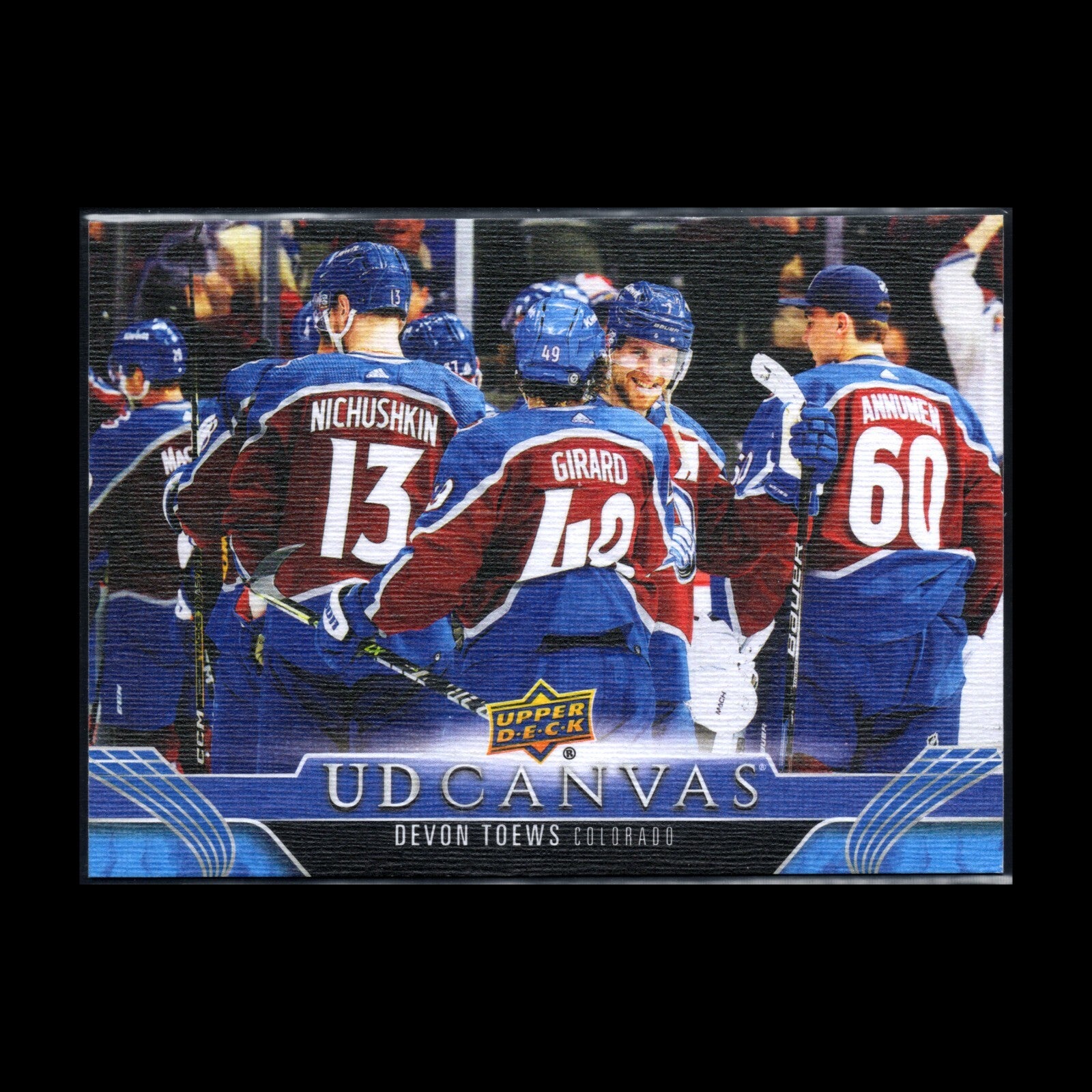 2023-24 UD Series 2 DEVON TOEWS #C143 UD Canvas - Colorado Avalanche