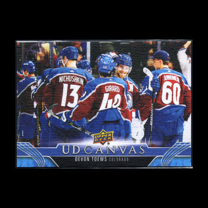 2023-24 UD Series 2 DEVON TOEWS #C143 UD Canvas - Colorado Avalanche