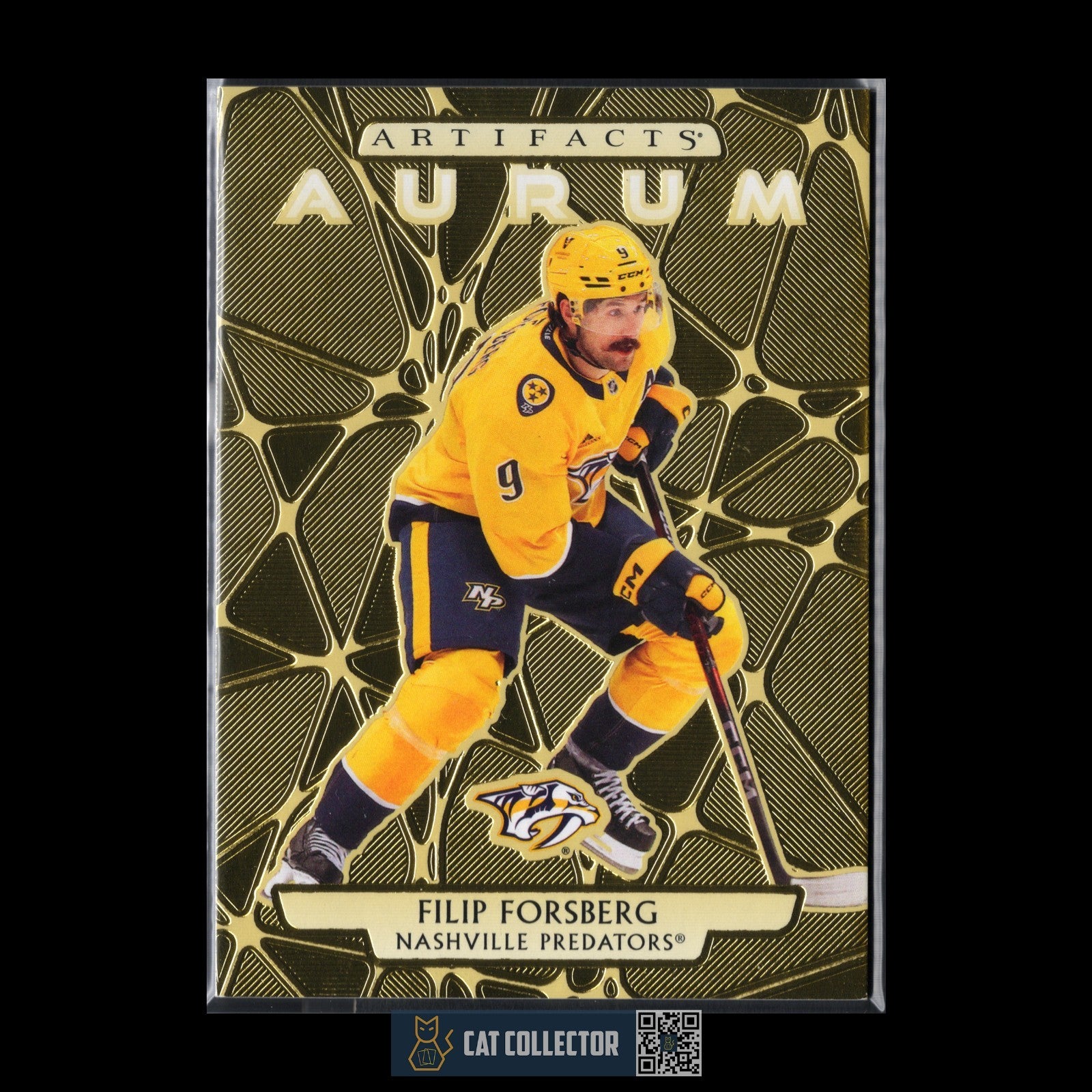 2025-26 UD Artifacts FILIP FORSBERG #16 Aurum Bounty UNSCRATCHED