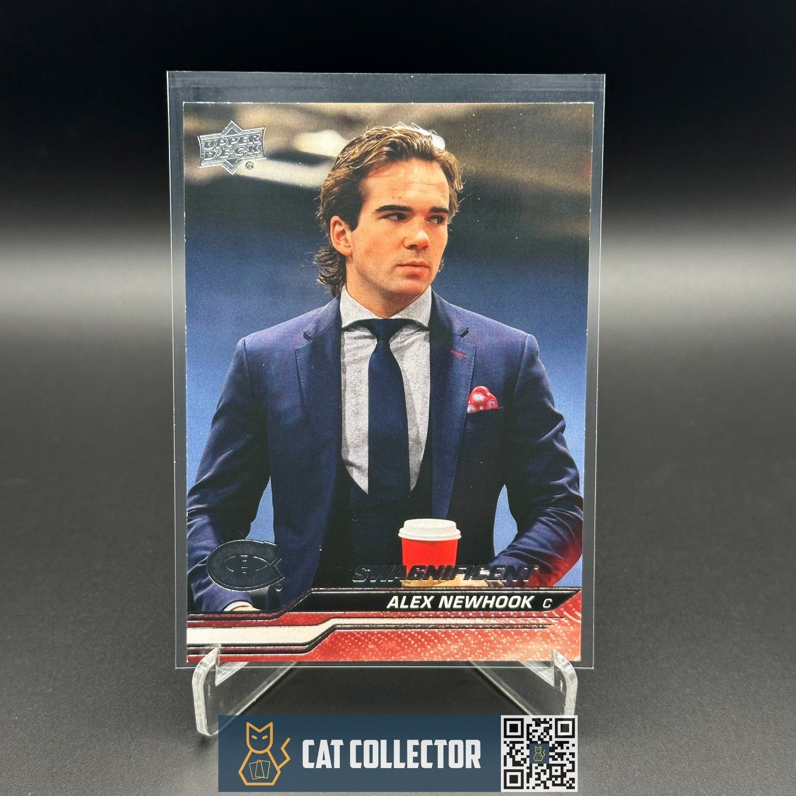 2023-24 UD Extended Series ALEX NEWHOOK #574 Swagnificient - Montreal Canadiens