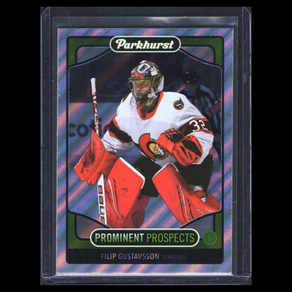 2021-22 UD Parkhurst FILIP GUSTAVSSON #PP8 Prominent Prospects Rookie RC