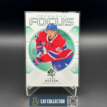 2024-25 UD SP Authentic LANE HUTSON #FF-38 Freshman Focus Green Rookie RC