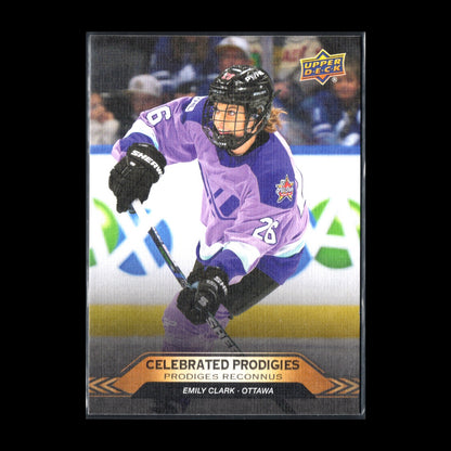2024-25 UD Tim Hortons EMILY CLARK #CP-14 PWHL Celebrated Prodigies