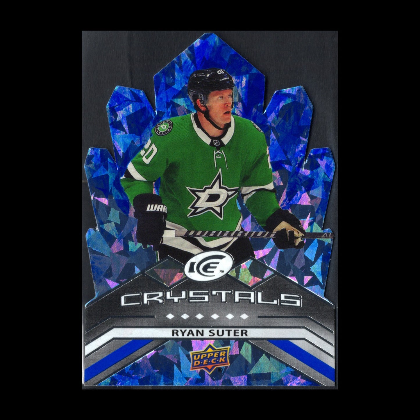 2021-22 UD Ice RYAN SUTER #IC-7 Ice Crystals Die-Cut - Dallas Stars