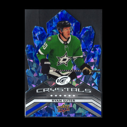 2021-22 UD Ice RYAN SUTER #IC-7 Ice Crystals Die-Cut - Dallas Stars