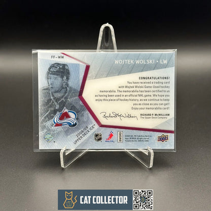 2008-09 UD Ice WOJTEK WOLSKI #FF-WW Frozen Fabrics /100 Jersey