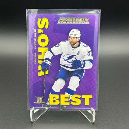 2023-24 Upper Deck Credentials Who's Best/Next Inserts ~ YOU PICK from list!