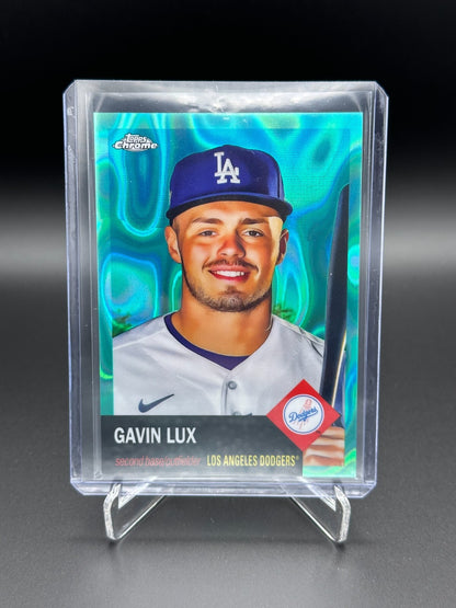 2022 Topps Chrome Platinum Anniversary GAVIN LUX #214 Aqua Lava Refractor /299