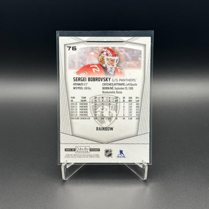 2024-25 O-Pee-Chee Platinum SERGEI BOBROVSKY #76 Rainbow - Florida Panthers