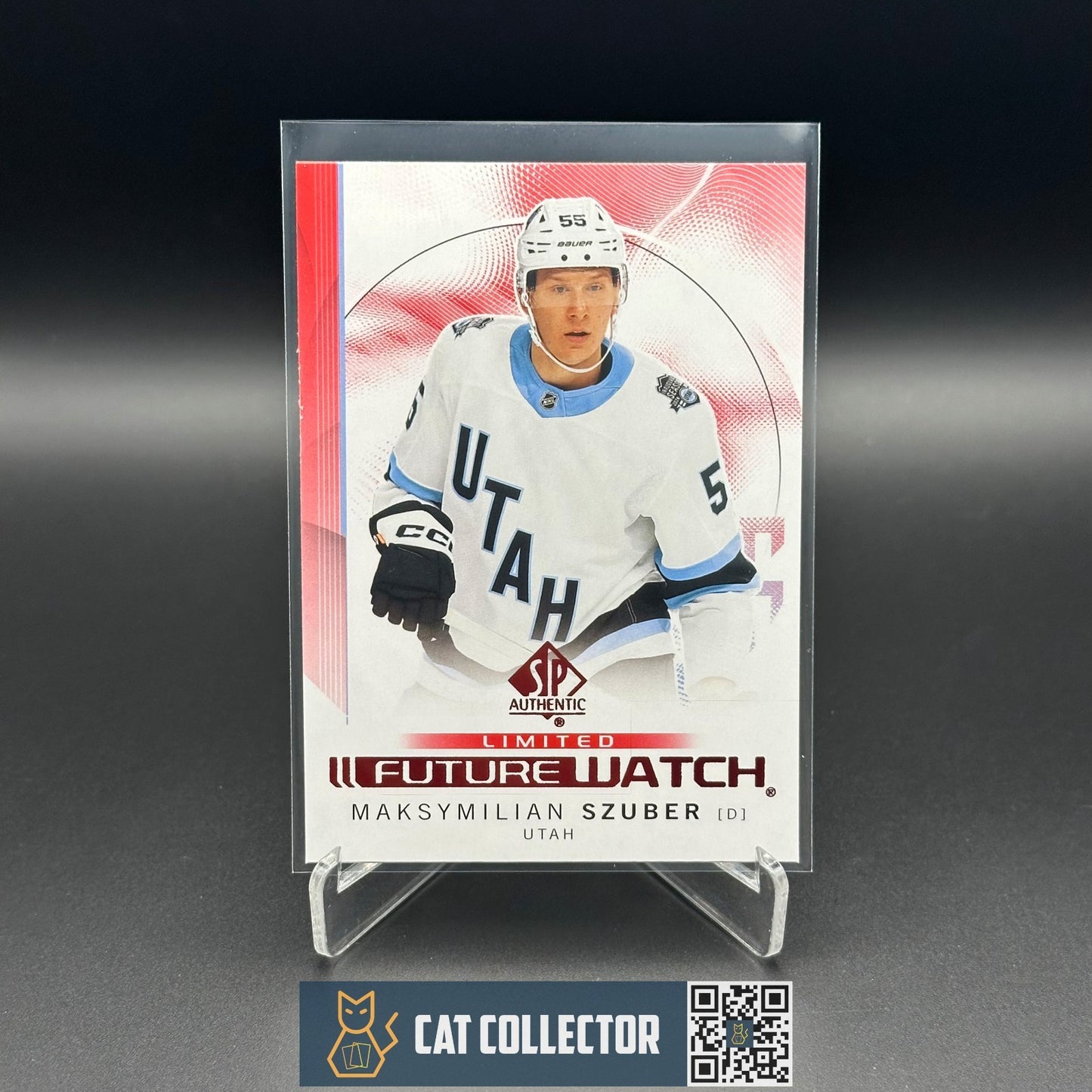 2024-25 UD SP Authentic MAKSYMILIAN SZUBER #195 Future Watch Limited Red RC