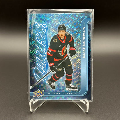 2024-25 UD Series 1 DRAKE BATHERSON #DZ-31 Dazzlers Blue - Ottawa Senators