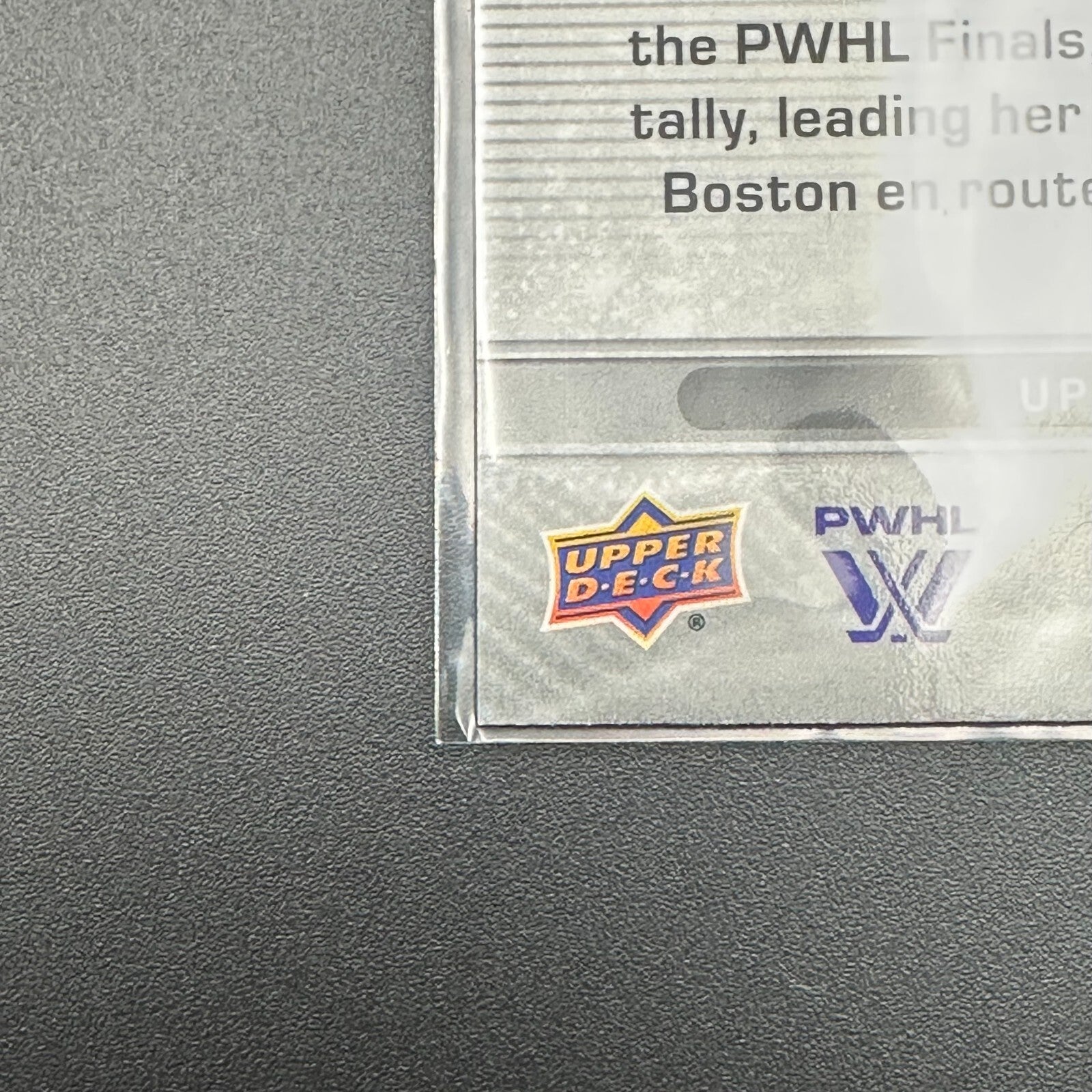 2024-25 Upper Deck PWHL GRACE ZUMWINKLE #52 Young guns RC - 1st EDITION!