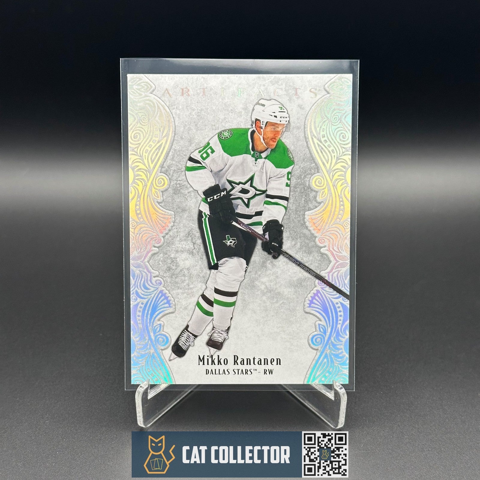2025-26 UD Artifacts MIKKO RANTANEN #8 Platinum Sparkle /99