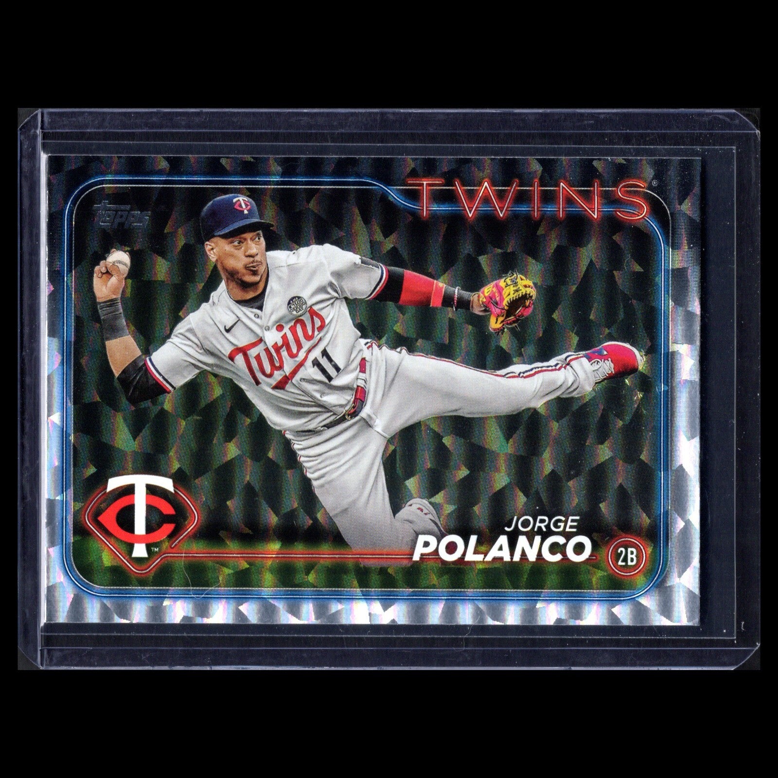 2024 Topps Series 1 JORGE POLANCO #67 Crackle Foil