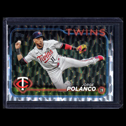 2024 Topps Series 1 JORGE POLANCO #67 Crackle Foil