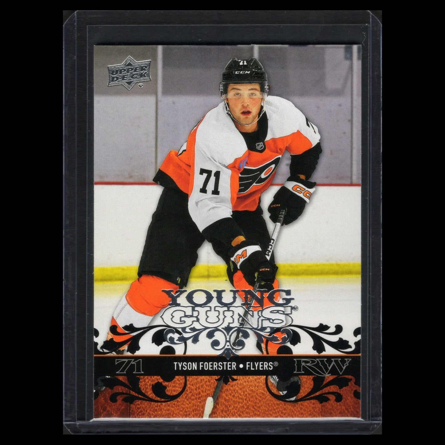 2023-24 UD Extended series TYSON FOERSTER #T-39 Young guns Retro RC