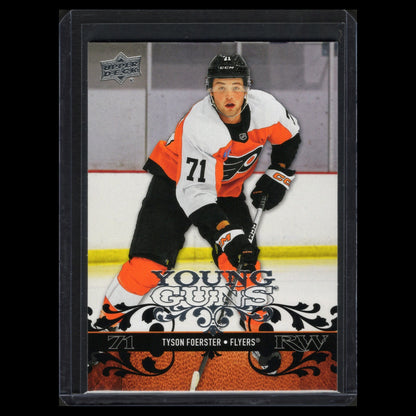 2023-24 UD Extended series TYSON FOERSTER #T-39 Young guns Retro RC