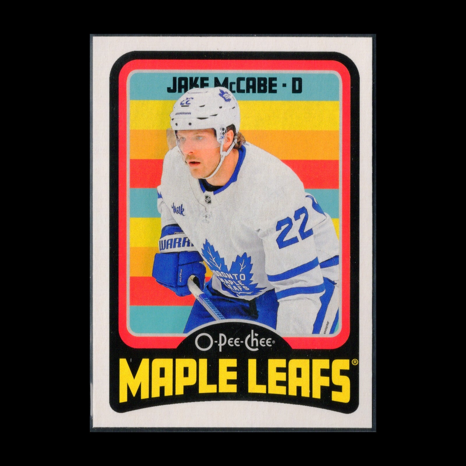 2024-25 O-Pee-Chee JAKE MCCABE #230 Retro - Toronto Maple Leafs