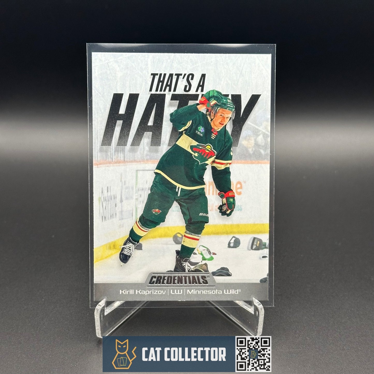 2024-25 UD Credentials KIRILL KAPRIZOV #TH-KK That's a Hatty - Minnesota Wild