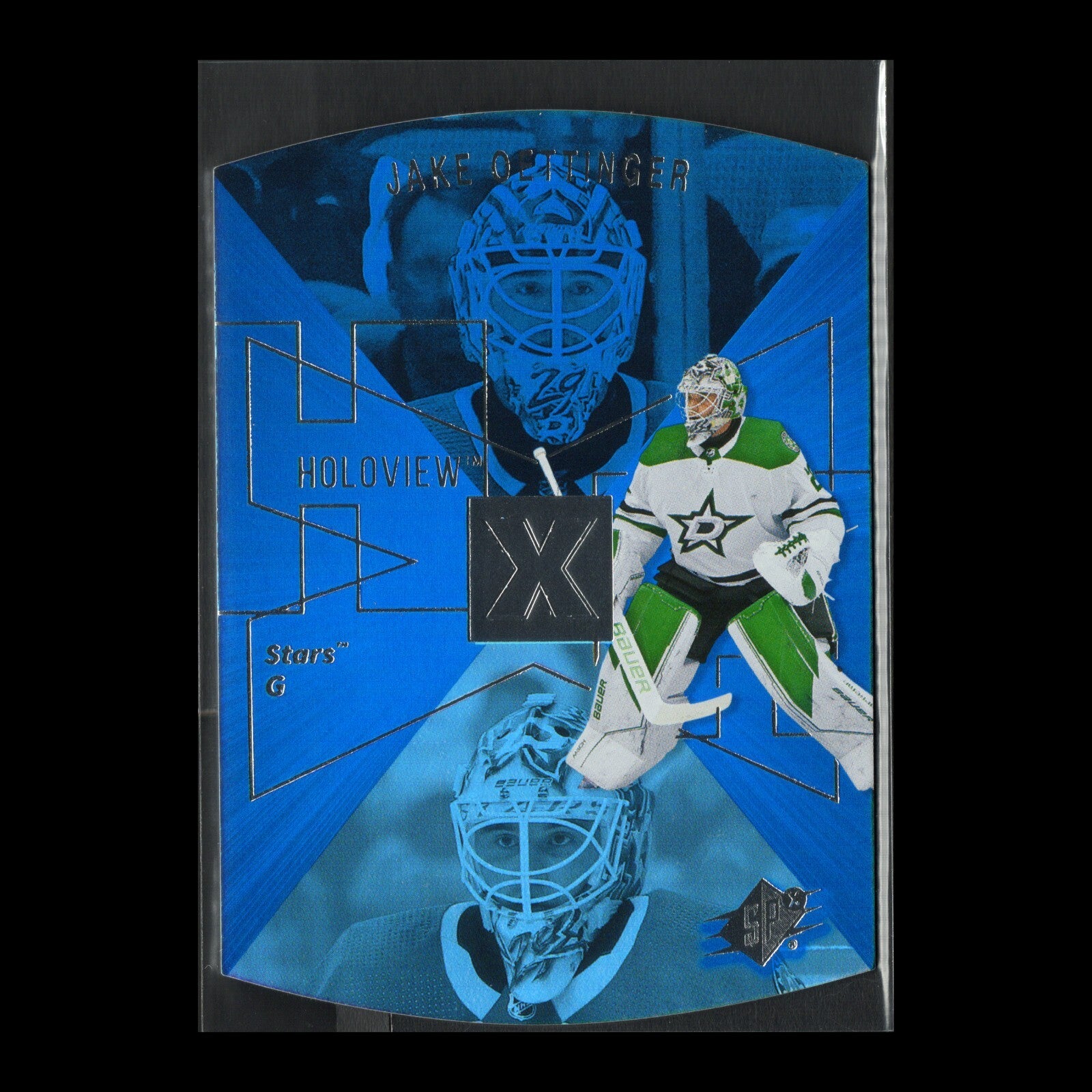 2023-24 UD Extended series JAKE OETTINGER #SPX-32 1997-98 SPx Holoview Retro
