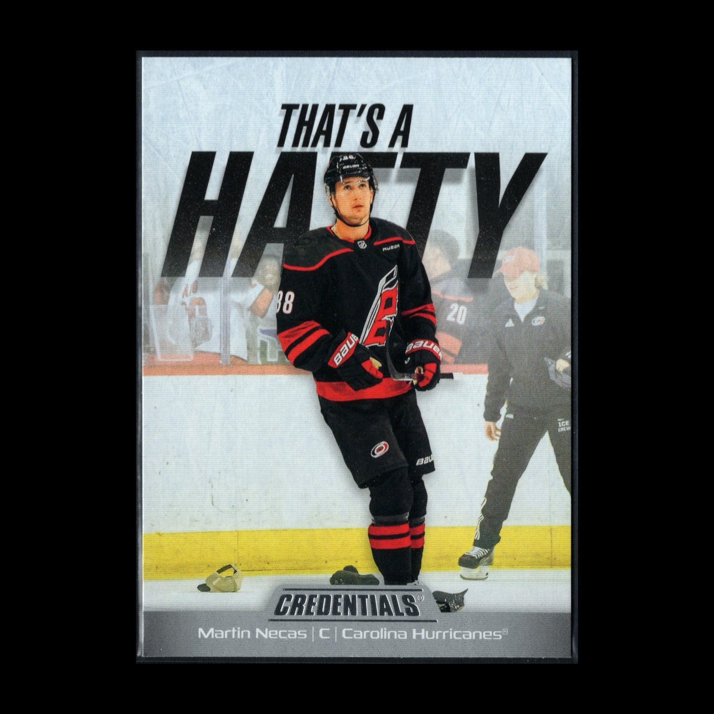 2024-25 UD Credentials MARTIN NECAS #TH-MN That's a Hatty - Carolina Hurricanes