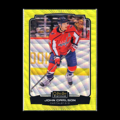 2022-23 O-Pee-Chee Platinum JOHN CARLSON #58 Neon Yellow Surge