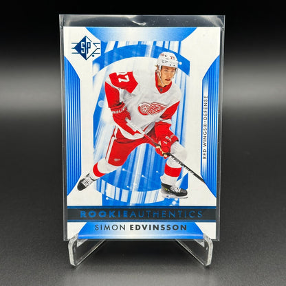2023-24 UD SP Authentic SIMON EDVINSSON #114 Rookie Authentics Detroit Red Wings
