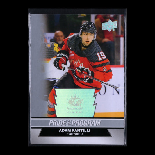2023 Upper Deck Team Canada Juniors ADAM FANTILLI #75 Pride of the program