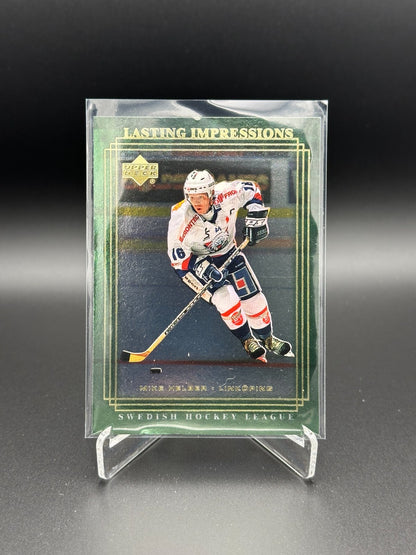 1999-00 UD Swedish SHL Hockey #L7 MIKE HELBER - Lasting Impressions