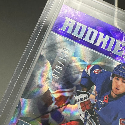 2023-24 UD SPx WILL CUYLLE #108 Parallax Purple RC /149 - New York Rangers