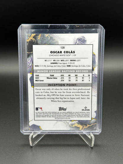 2023 Topps Inception OSCAR COLAS #120 Rookie Pink /99