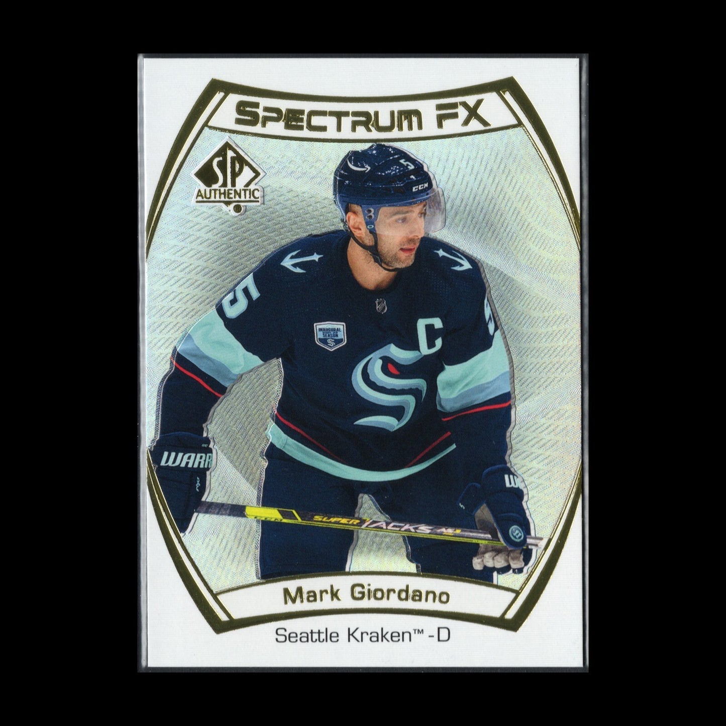 2021-22 UD SP Authentic MARK GIORDANO #S-16 Spectrum FX Bounty Unscratched