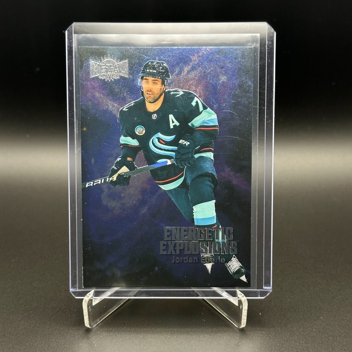 2023-24 SkyBox Metal Universe JORDAN EBERLE #EE-7 Energetic Explosions