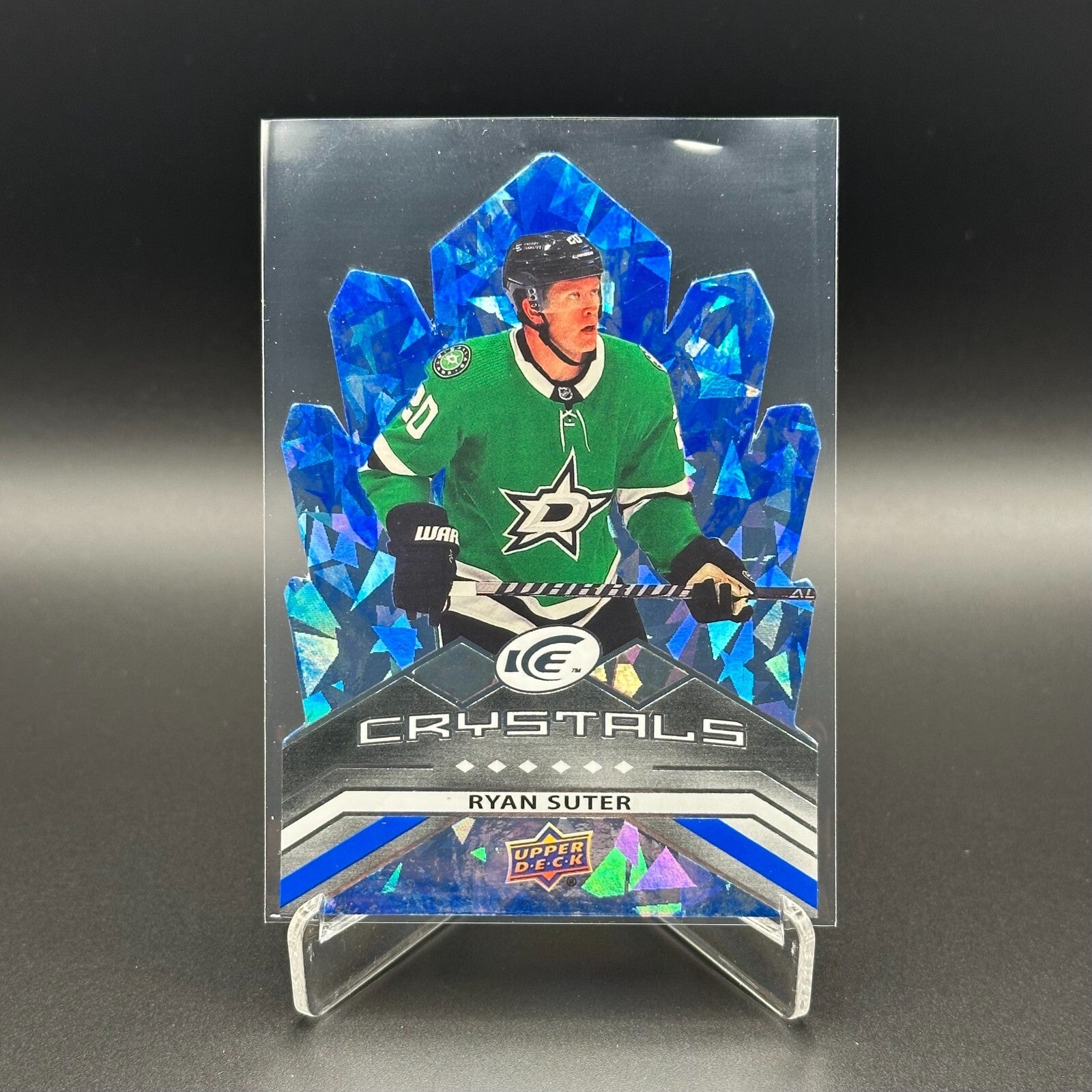 2021-22 UD Ice RYAN SUTER #IC-7 Ice Crystals Die-Cut - Dallas Stars